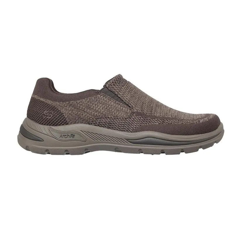 Zapatillas Caminar Hombre SKECHERS Motley-Vaseo Marrón 1 Zapatillas Caminar Hombre SKECHERS Motley-Vaseo Marrón