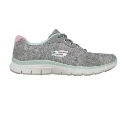 Zapatillas Caminar Mujer SKECHERS Flex Appeal 4.0 Gris