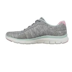Zapatillas Caminar Mujer SKECHERS Flex Appeal 4.0 Gris -CAMINAR comercio zapatillas caminar mujer skechers flex appeal 40 gris 4