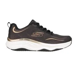 Zapatillas Caminar Mujer SKECHERS Relaxed Fit D'Lux Fitness-Pure Glam Negro