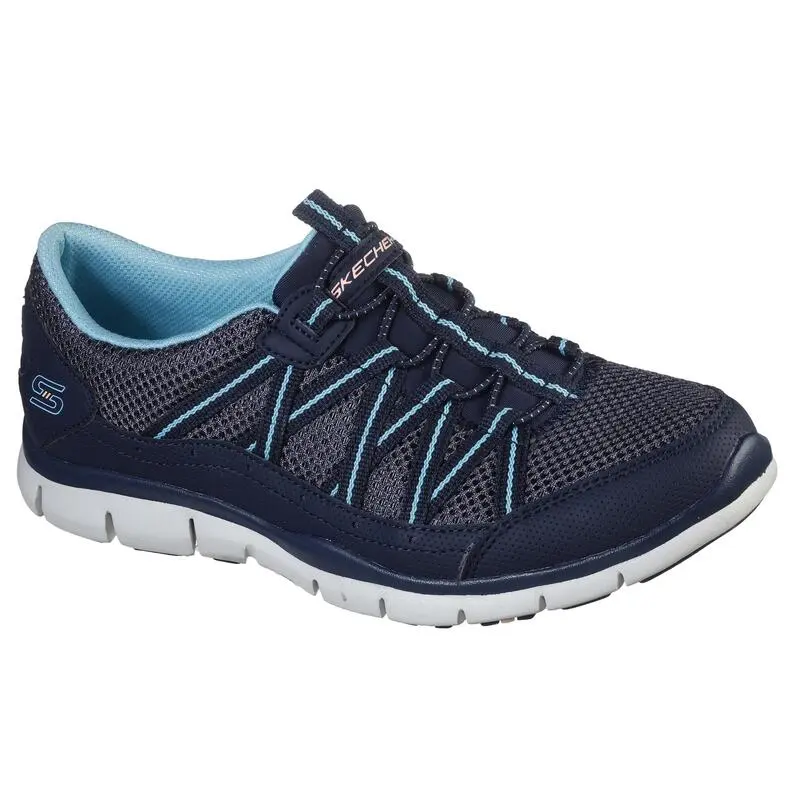 Zapatillas Caminar Unisex Skechers My Business 104061 Azul Marino 2 Zapatillas Caminar Unisex Skechers My Business 104061 Azul Marino - Imagen 2