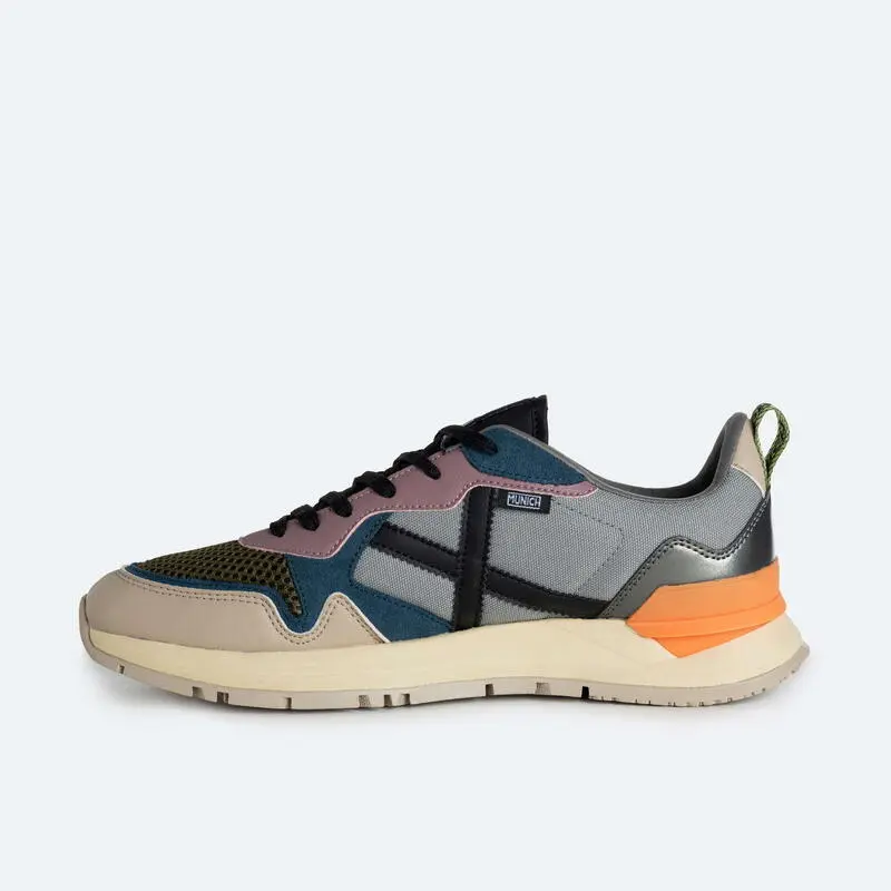 Zapatillas Casual MUNICH Avenue Hombre Gris 2 Zapatillas Casual MUNICH Avenue Hombre Gris - Imagen 2