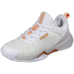 Zapatillas De Pádel Nox NERBO Blanco/Coral -CAMINAR comercio zapatillas de padel nox nerbo blancocoral 4
