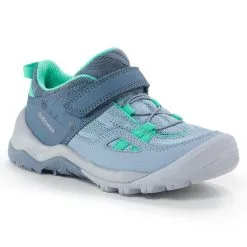 Zapatillas De Montaña Y Trekking Niños 24 A 34 Quechua Crossrock Velcro -CAMINAR comercio zapatillas de senderismo nios con tira autoadherente crossrock azul 24 a 34