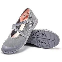 Newfeel Zapatillas Marcha Niña PW 160 Br'easy Gris / Coral -CAMINAR comercio zapatillas marcha nia pw 160 breasy gris coral 4